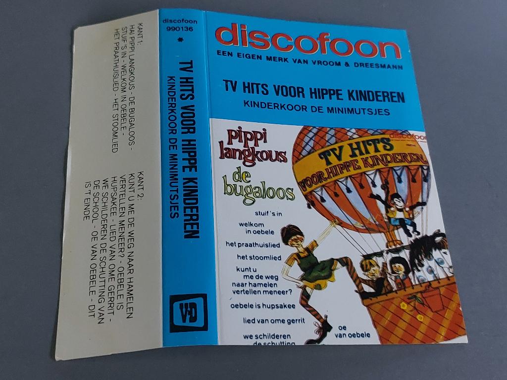 KINDERKOOR DE MINIMUTSJES - TV HITS VOOR HIPPE KINDEREN (MC), Cd's en Dvd's, Kinderen en Jeugd, 1 bandje, Ophalen of Verzenden