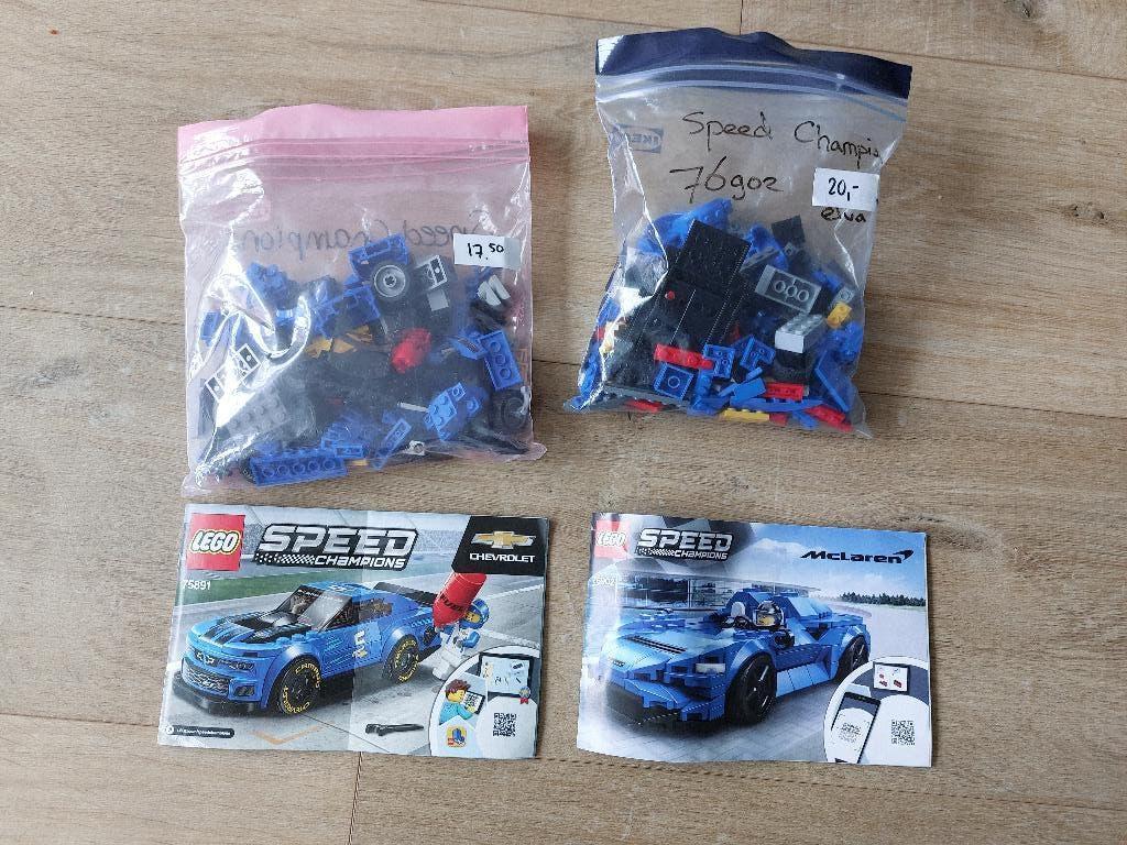 Lego Speed Champions 76902 McLaren Elva 75891 Chevrolet, Lego, Complete set, Speed Champions, Ophalen of Verzenden