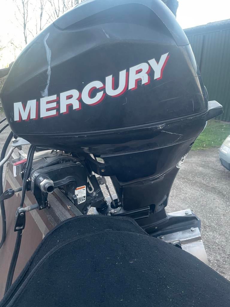 Mercury 20pk 4Takt Buitenboordmotor, Watersport en Boten, Ophalen, 10 tot 30 pk, Gebruikt, Viertaktmotor