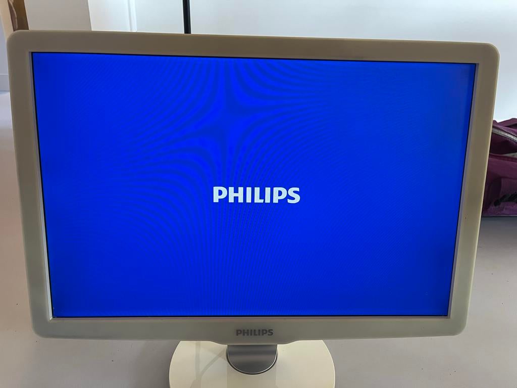 Philips Computerscherm met Kabels - Model 220X1SW/00, Gebruikt, Full HD, Ophalen of Verzenden, DVI