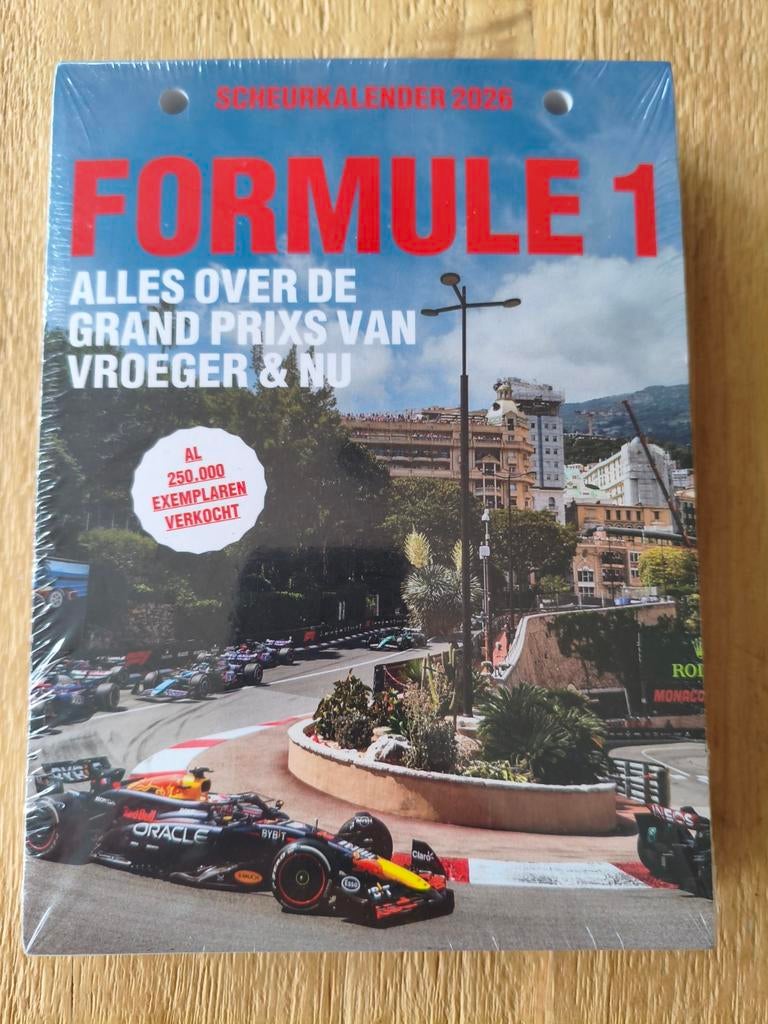 Formule 1 scheurkalender 2026 NIEUW IN VERPAKKING, Diversen, Kalenders, Ophalen of Verzenden, Dagkalender, Nieuw
