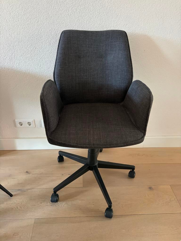 Bureaustoel Raffy Leenbakker, Ophalen, Gebruikt, Grijs, Bureaustoel