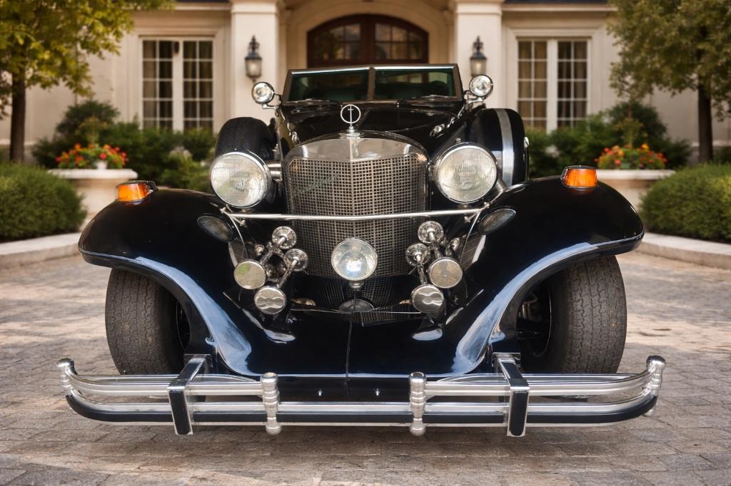 OLDTIMER, Auto's, Achterwielaandrijving, 5000 cc, Zwart, Overige kleuren