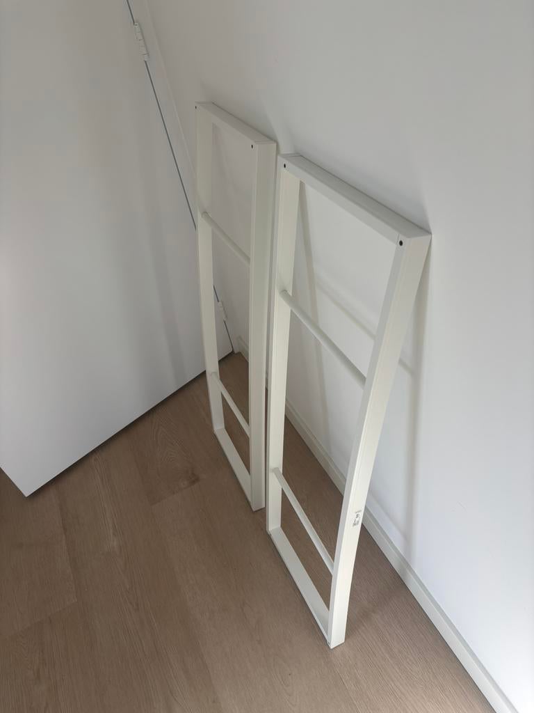 2 KOMPLEMENT PAX Kledingroede, wit, 100x35 cm, Ophalen, Gebruikt, 50 tot 100 cm, Minder dan 100 cm