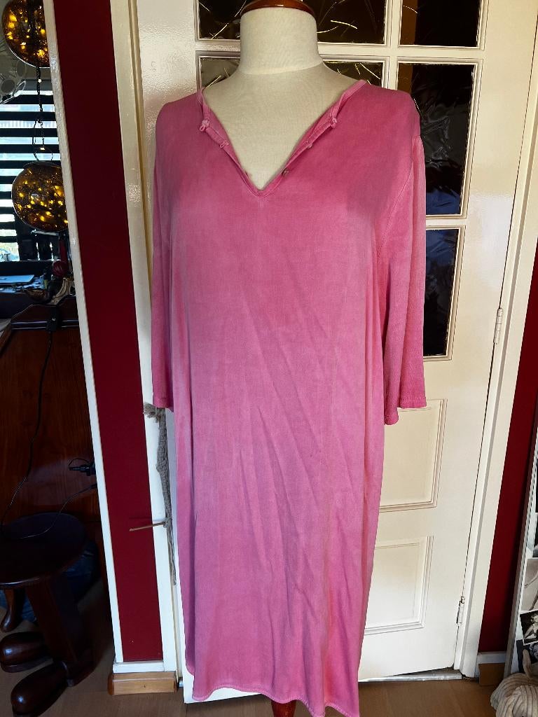 roze jurk Transfer, Kleding | Dames, Jurken, Zo goed als nieuw, Maat 38/40 (M), Roze, Boven de knie, Ophalen