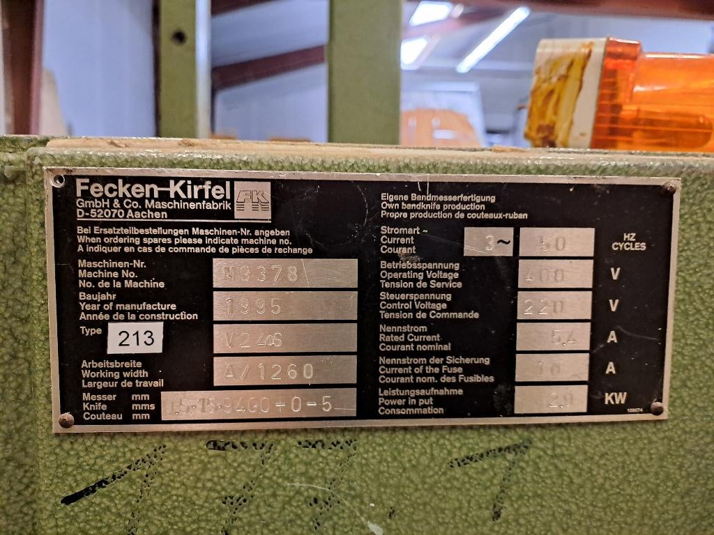 formaat lintzaag, meszaag  machine, Ophalen