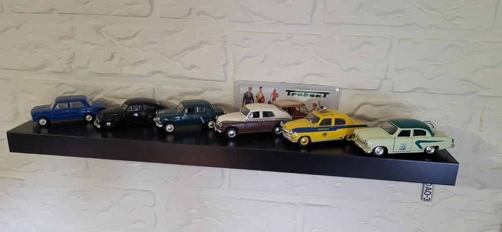 Set van 6 vintage miniatuur auto's, waaronder Trabant, Ophalen of Verzenden, Groter dan 1:32, Auto, Overige merken