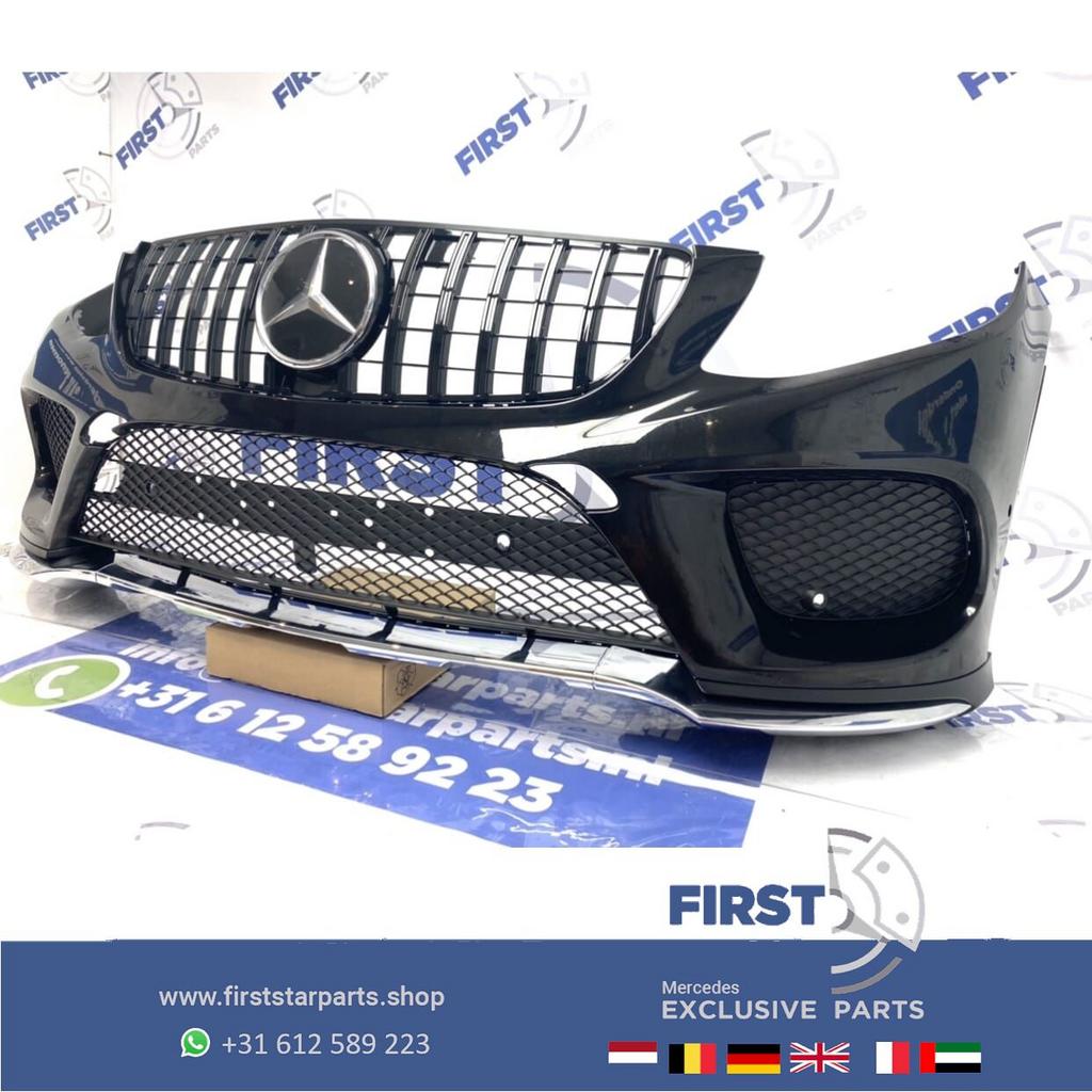 W292 C292 GLE AMG COUPÉ VOORBUMPER COMPLEET ZWART Mercedes 2, Gebruikt, -, Voor, Ophalen of Verzenden