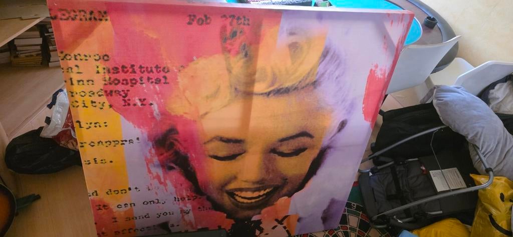 Marilyn Monroe zeefdruk, Antiek en Kunst, Kunst | Schilderijen | Modern, Ophalen