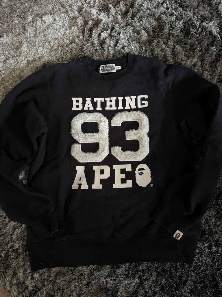 Bathing Ape sweater, Kleding | Heren, Truien en Vesten, Ophalen of Verzenden, Gedragen, Maat 48/50 (M), Zwart