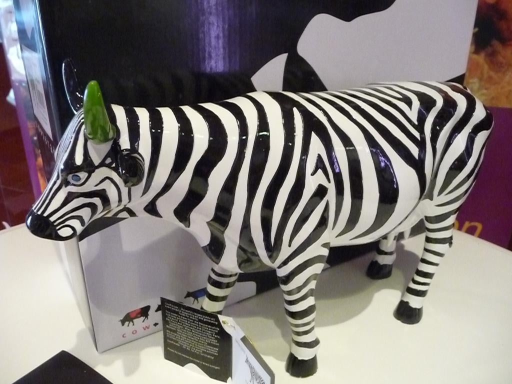 Nieuw Cow Parade koe The Greenhorn large gratis verzending., Ophalen of Verzenden