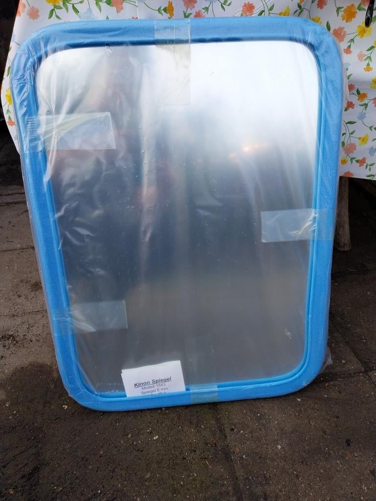 Kinon rechthoek spiegel 60x45, Ophalen, Rechthoekig, Minder dan 50 cm, Minder dan 100 cm