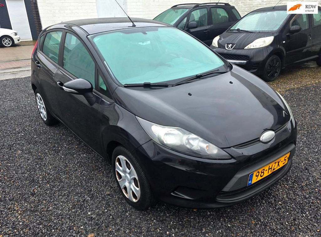 Ford Fiesta 1.4 Trend 5 deurs rijklaar, Voorwielaandrijving, Stof, Zwart, Zwart