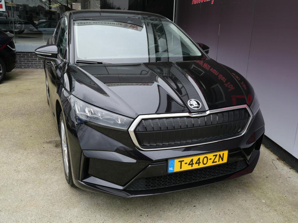 Skoda Enyaq iV 60 COUPE | NL-AUTO | PANORAMA | A.C.C | CARPL, Automaat, Achterwielaandrijving, Gebruikt, Leder en Stof