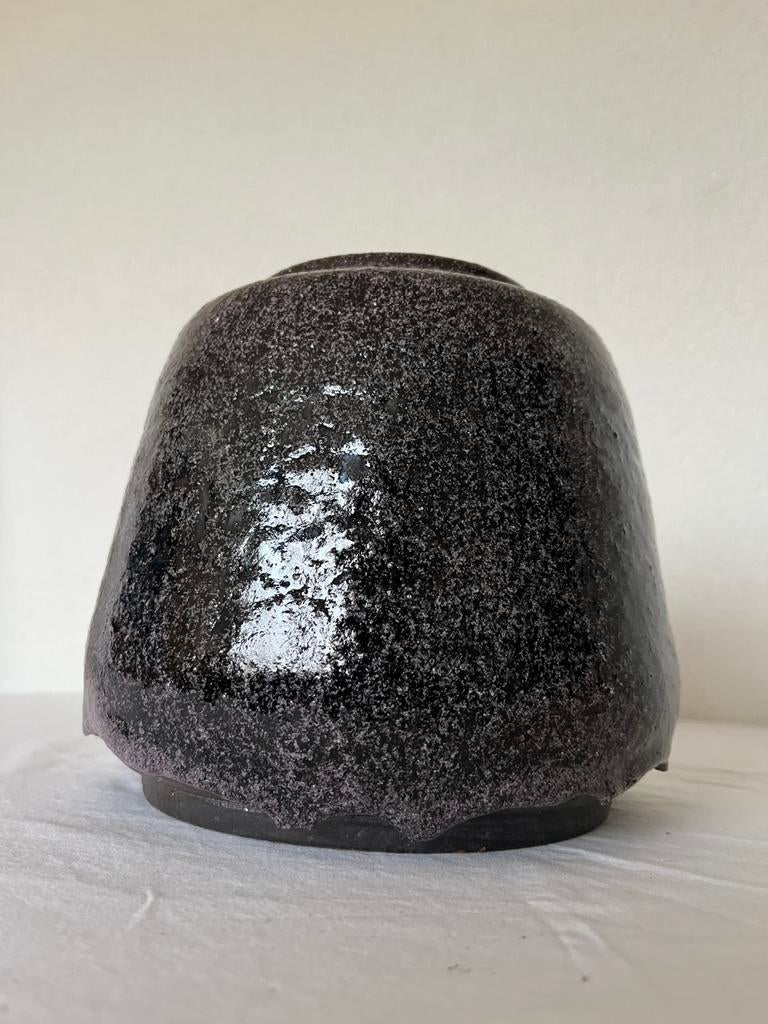 Pieter Groeneveldt Vintage Aardewerk Vaas Bloempot Pot Lava, Ophalen of Verzenden