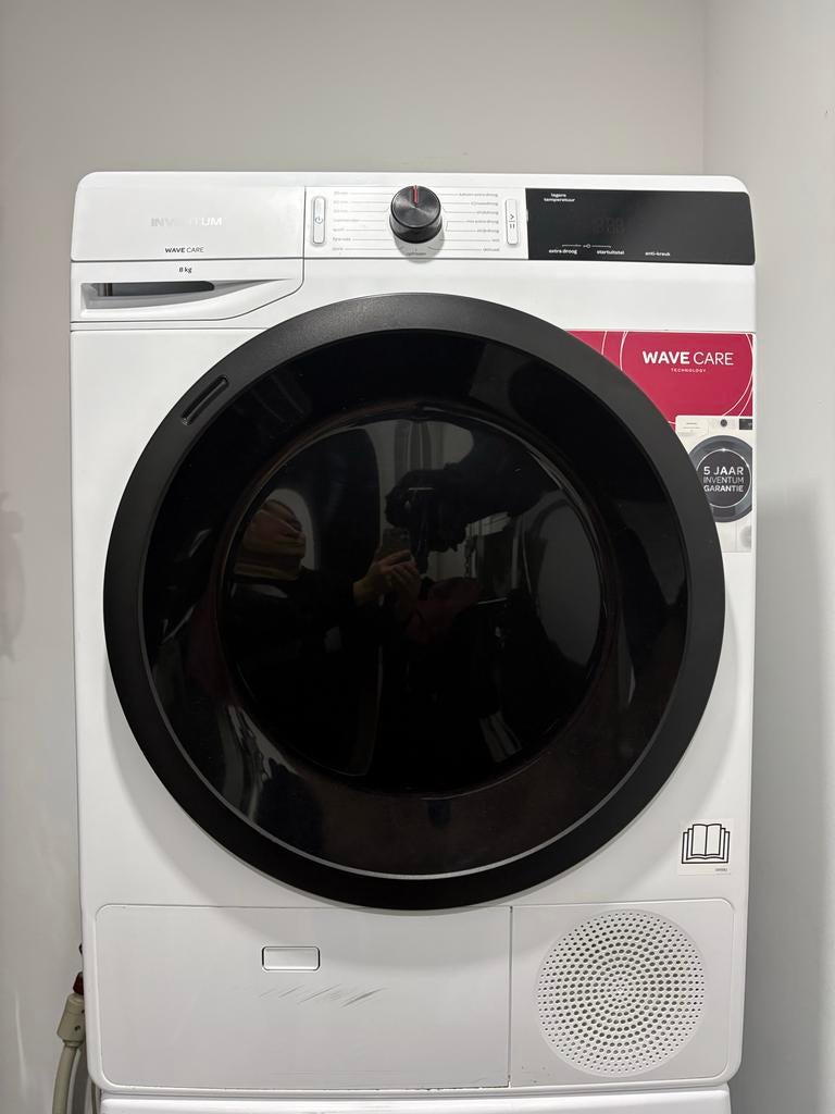 Inventum droger (2022)-wave care 8kg, Ophalen, 6 tot 8 kg, Voorlader, Niet werkend