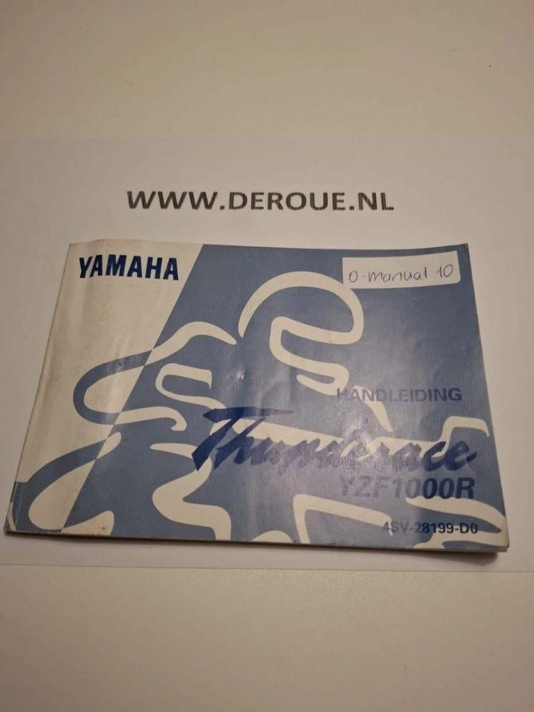 10 0WNERS MANUAL YAMAHA YZF1000R THUNDERACE 1996 USED, Motoren, Ophalen of Verzenden, Yamaha