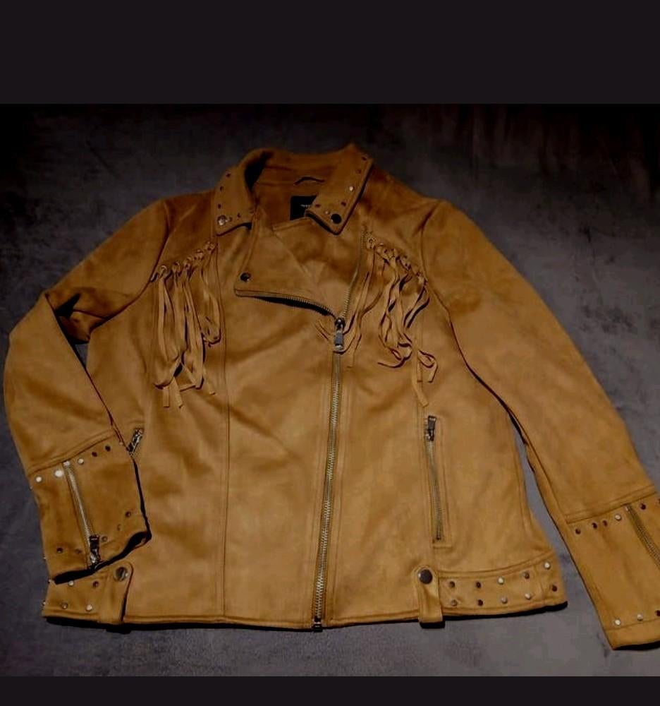 Suede achtig jasje maat 46, Kleding | Dames, Ophalen of Verzenden, Nieuw, Maat 46/48 (XL) of groter