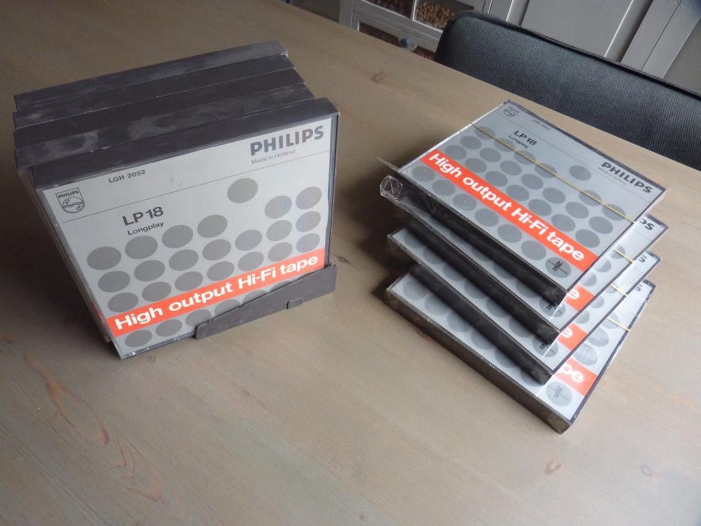 bandrecorderbanden 18 cm, Ophalen of Verzenden, Bandrecorder, Met banden