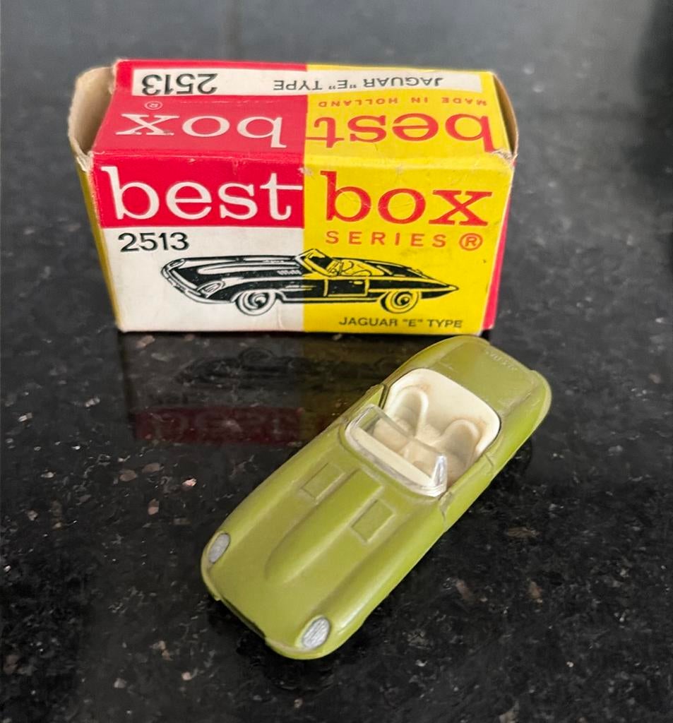 Best Box Jaguar E-Type olijf kleur in perfecte staat, Ophalen of Verzenden