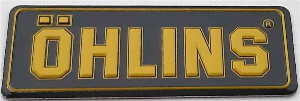 Ohlins aluminium plaatje #1, Motoren, Ophalen of Verzenden