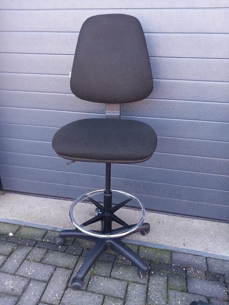 Receptie/balie -stoel Werkstoel stuurstoel, Ophalen, Gebruikt, -, Zwart