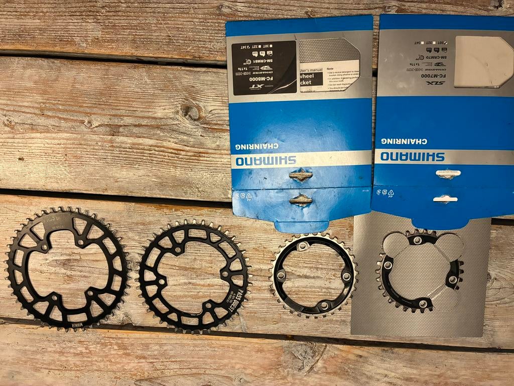 Kettingbladen 4x96bcd, Shimano 1x11s, 30, 32, 42 & 46t, Overige typen, Nieuw, Ophalen of Verzenden, Aluminium