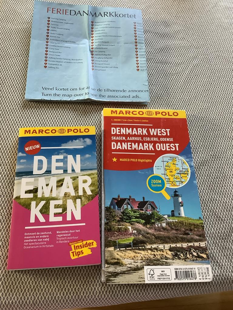 Marco Polo reisgids Denemarken en kaart, Boeken, Reisgidsen, Europa, Ophalen of Verzenden, Zo goed als nieuw, Reisgids of -boek