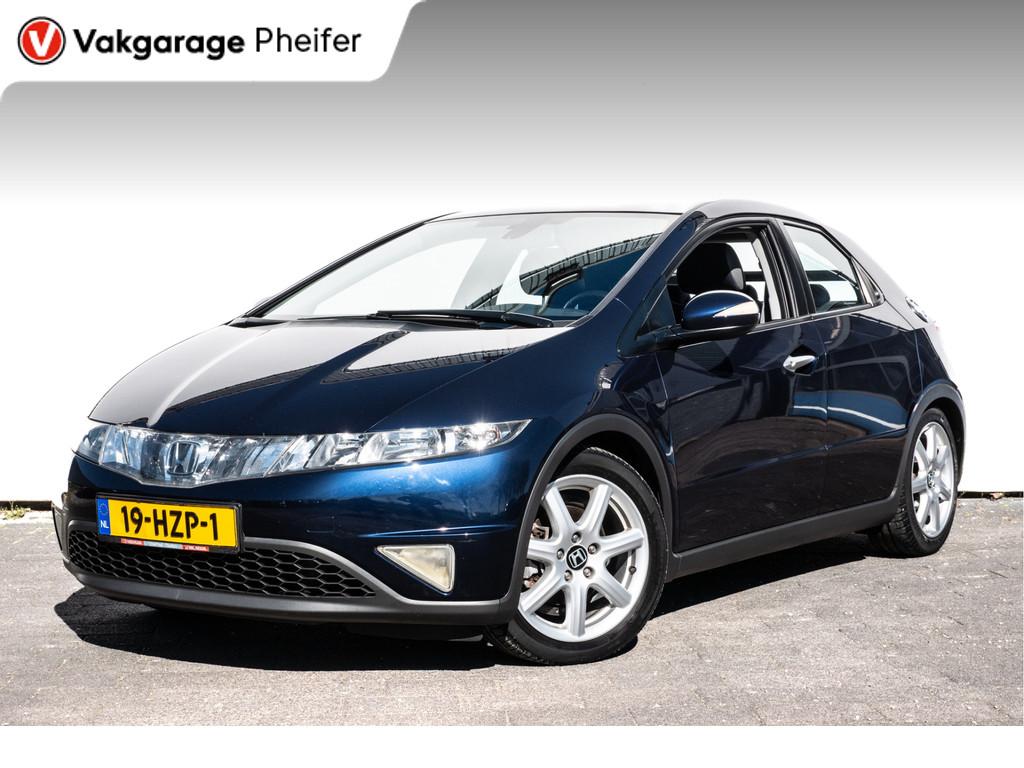 Honda Civic 1.8 140pk Comfort Trekhaak/ Pdc/ Cruise control/, Voorwielaandrijving, Gebruikt, Zwart, 4 cilinders