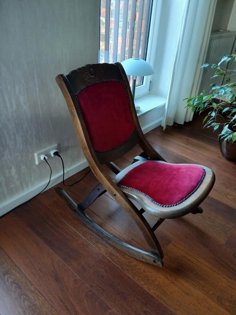 Super mooie schommelstoel, Ophalen of Verzenden, Zo goed als nieuw