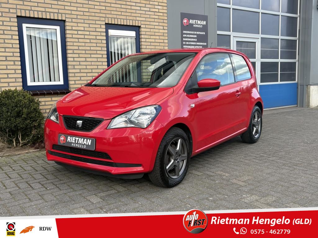 SEAT Mii 1.0 Style STOELVERW-CRUISE-1E EIGENAAR (bj 2012), Euro 5, Gebruikt, 4 stoelen, Mii