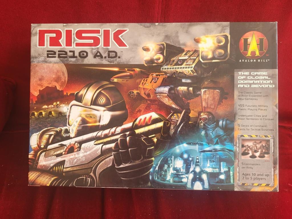 Risk 2210 A.D. bordspel, Vijf spelers of meer, Ophalen of Verzenden, Gebruikt, Avalon Hill