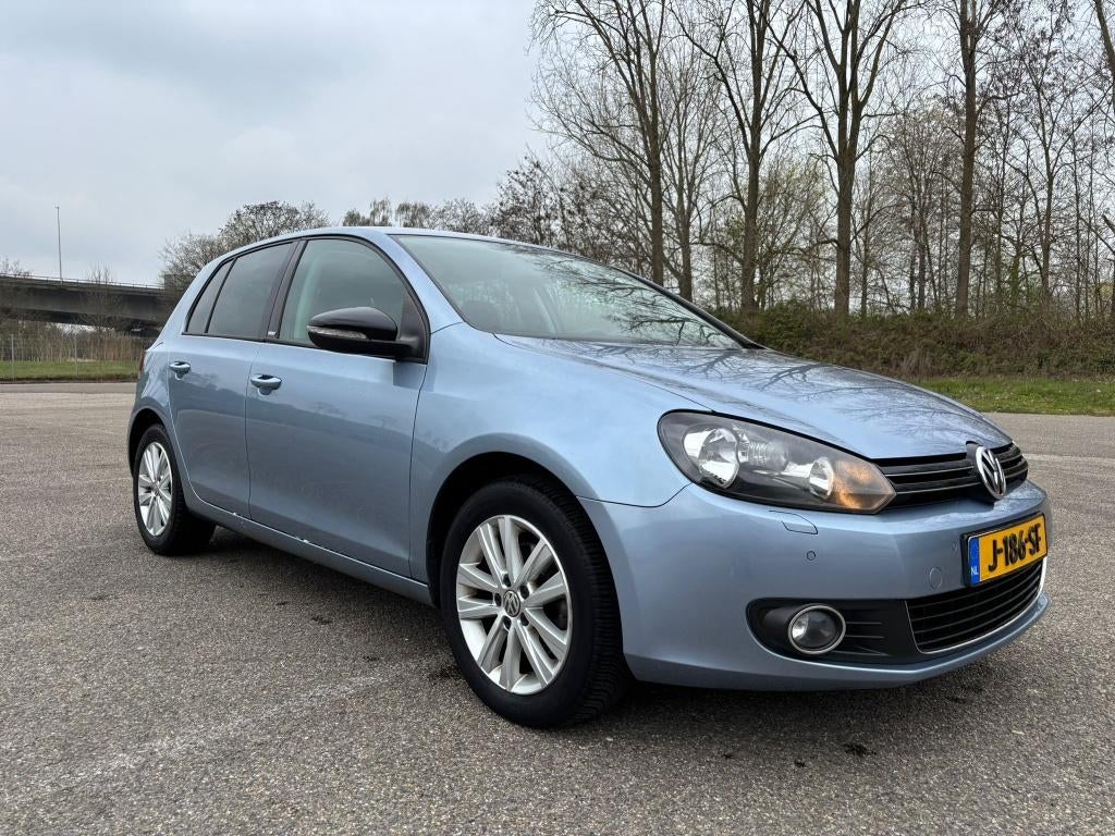 VW Golf 1.4 TSI DSG 5D, standkachel, 86.171km, zeer netjes., 4 cilinders, Blauw, 122 pk, 650 kg
