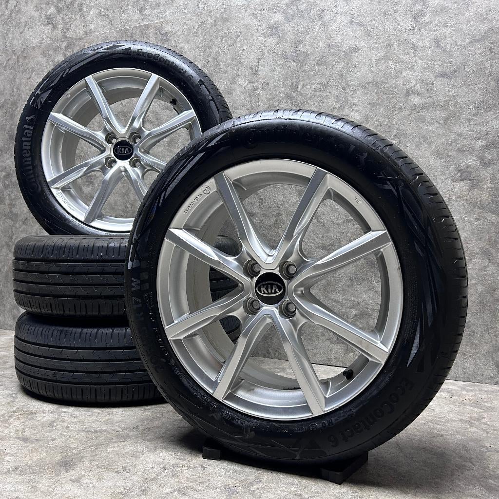 17 inch originele velgen + zomerbanden Kia Stonic, Gebruikt, Banden en Velgen, 17 inch, Personenwagen