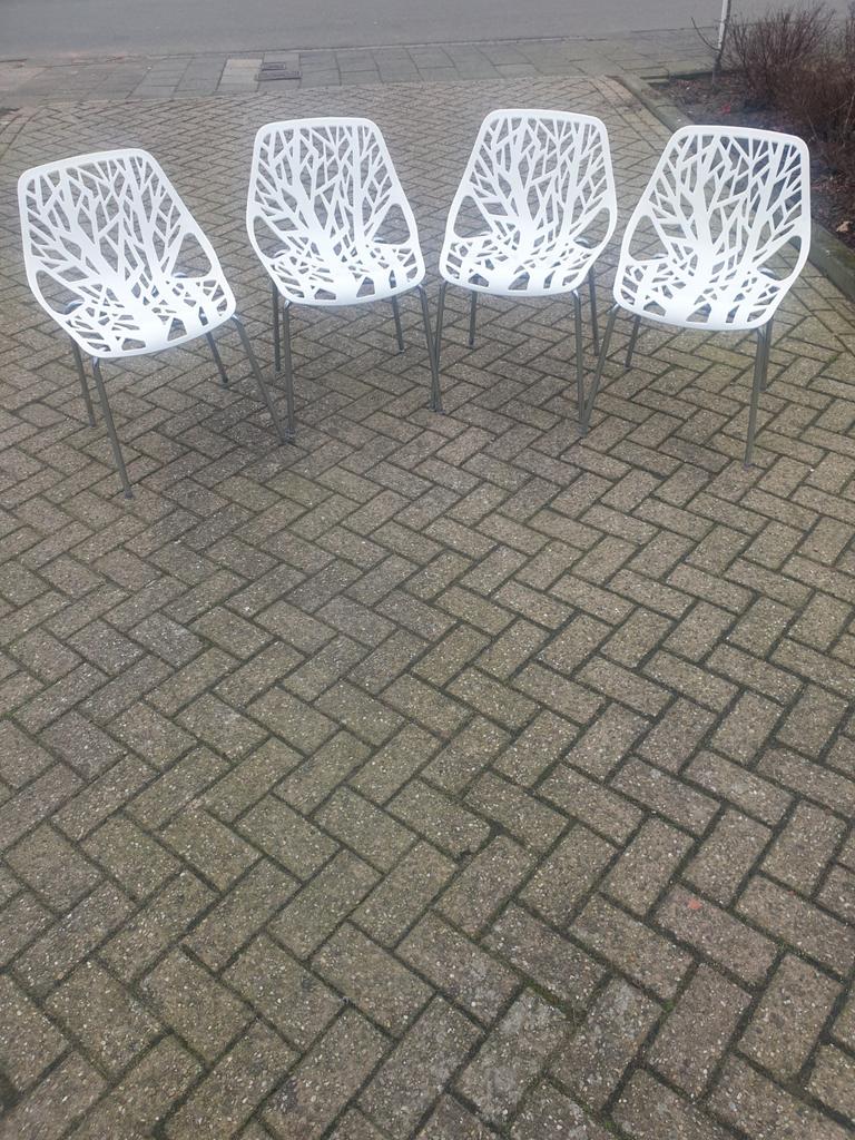 Prachtig Italiaanse design stoelen, Huis en Inrichting, Ophalen of Verzenden, Zo goed als nieuw