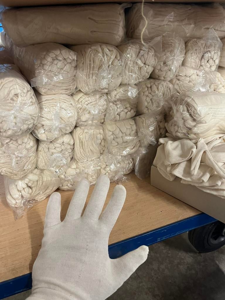 Partij handschoenen schoenovertrekken (werkplaats/cleanroom), Verzenden, Nieuw