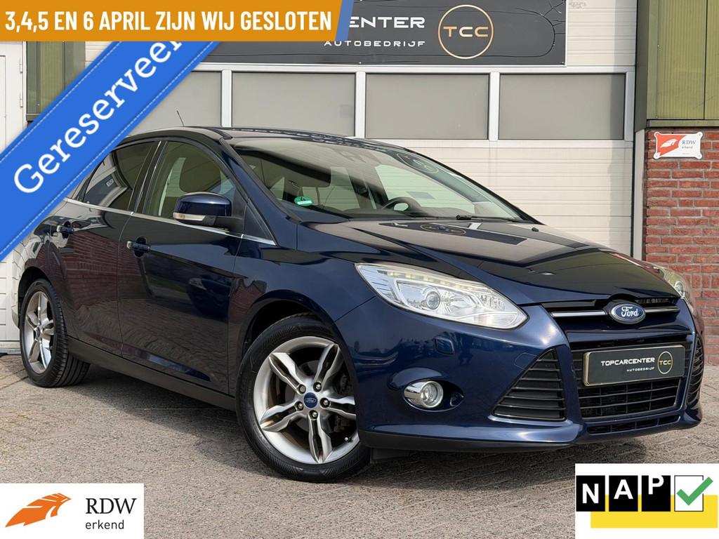Ford Focus 1.6 TI-VCT Titanium/TREKH/NAVI/CAMERA/APK/NAP, 125 pk, Gebruikt, 4 cilinders, Blauw