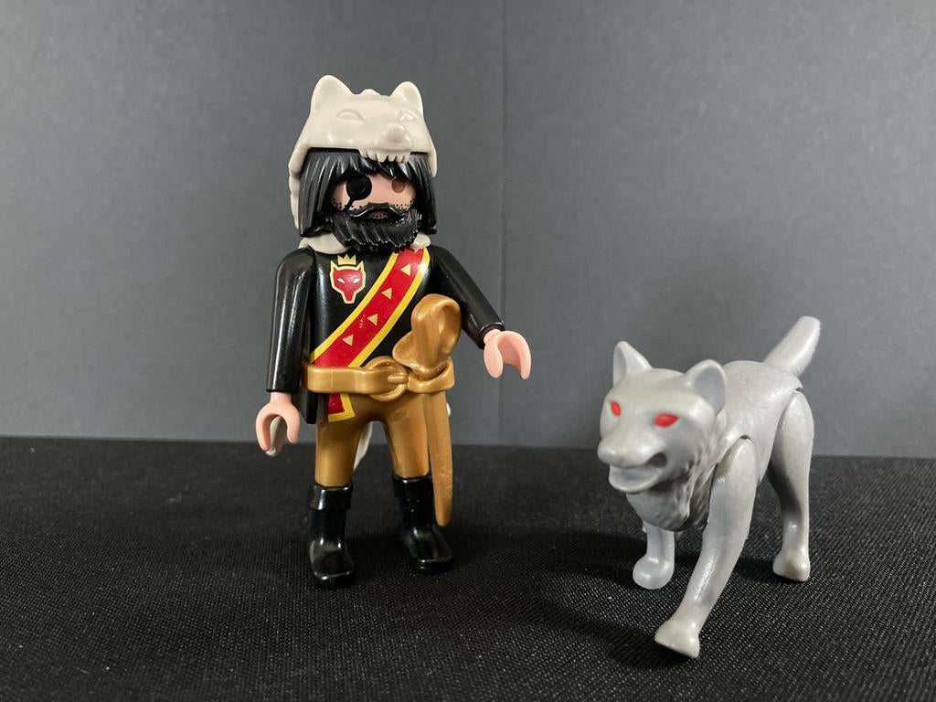 Playmobil wolvenridder met wolf., Ophalen of Verzenden, Zo goed als nieuw