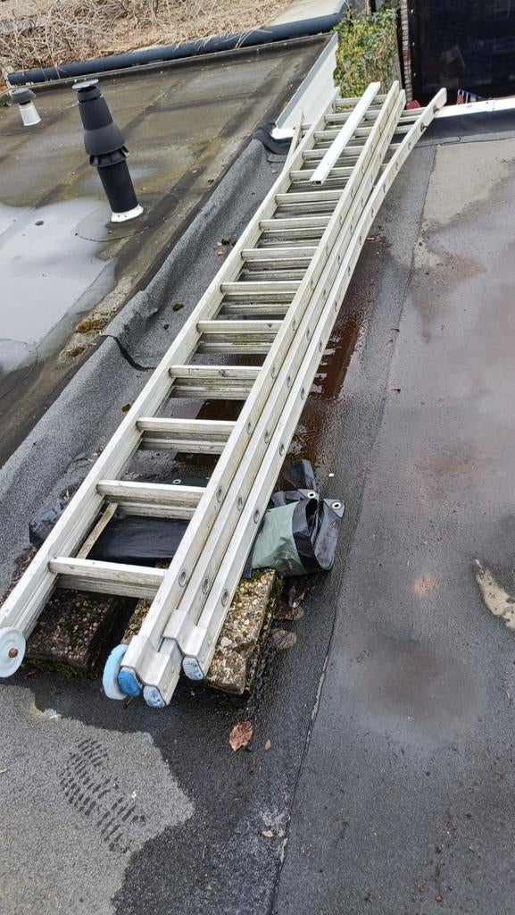 3 delige ladder, Ophalen, Gebruikt, 4 meter of meer