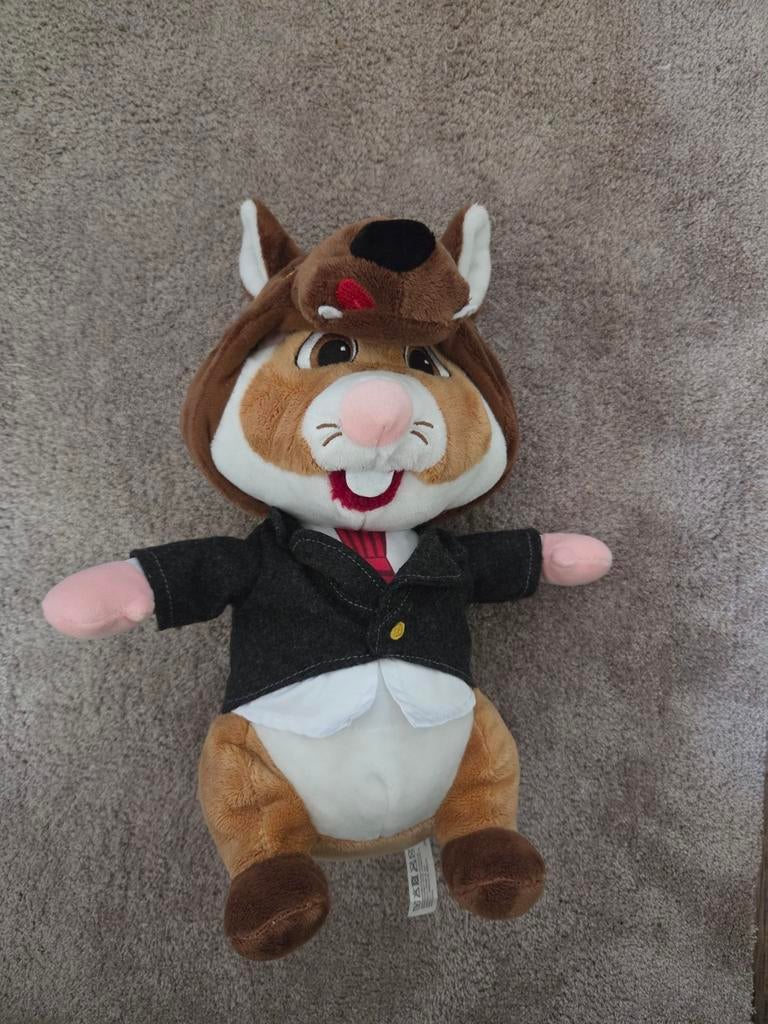 AH Efteling hamster Boze Wolf knuffel, Ophalen, Zo goed als nieuw, Beeldje of Poppetje