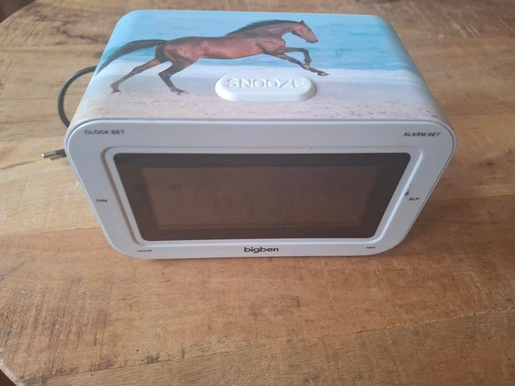 Bigben paarden wekker Radio met stekker, Ophalen of Verzenden