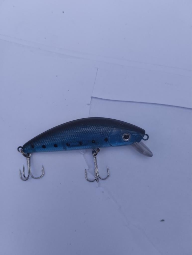 Blauw kunstaas voor baars, Ophalen of Verzenden, Zo goed als nieuw, Overige typen