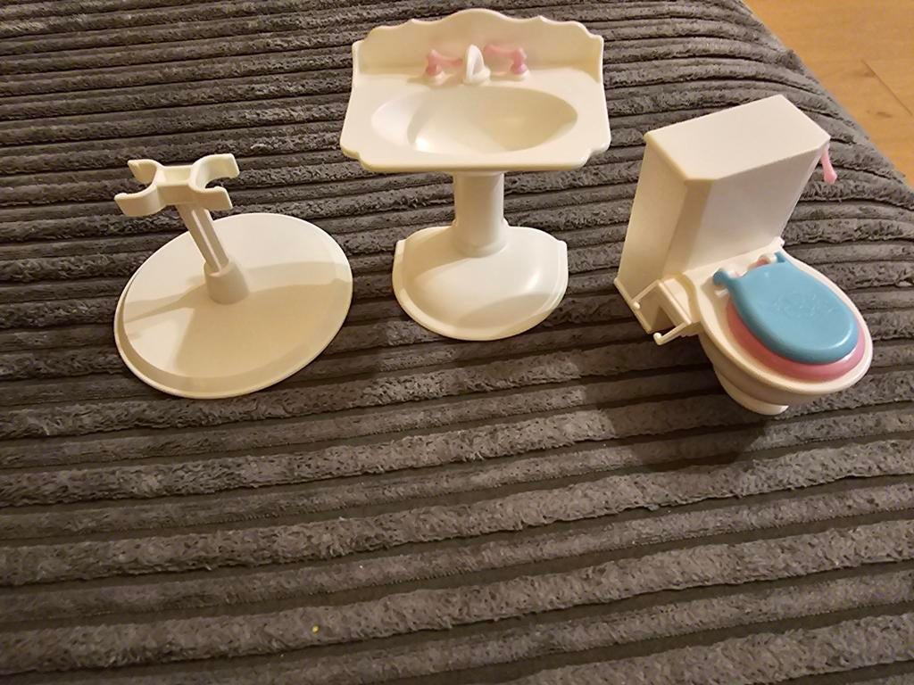 Barbie shell dolls plastic White sink by mattel 1996,1998, Ophalen of Verzenden