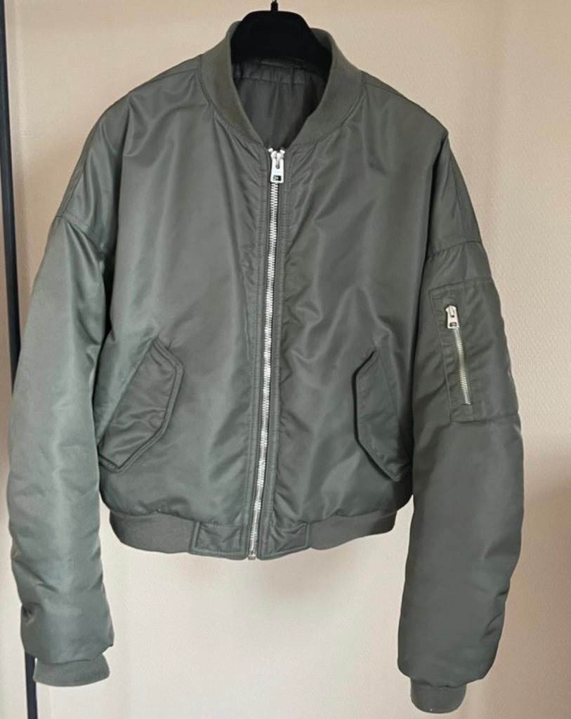 Vintage Bomber jacket maat m, Maat 38/40 (M), Verzenden, Zo goed als nieuw, Jasje