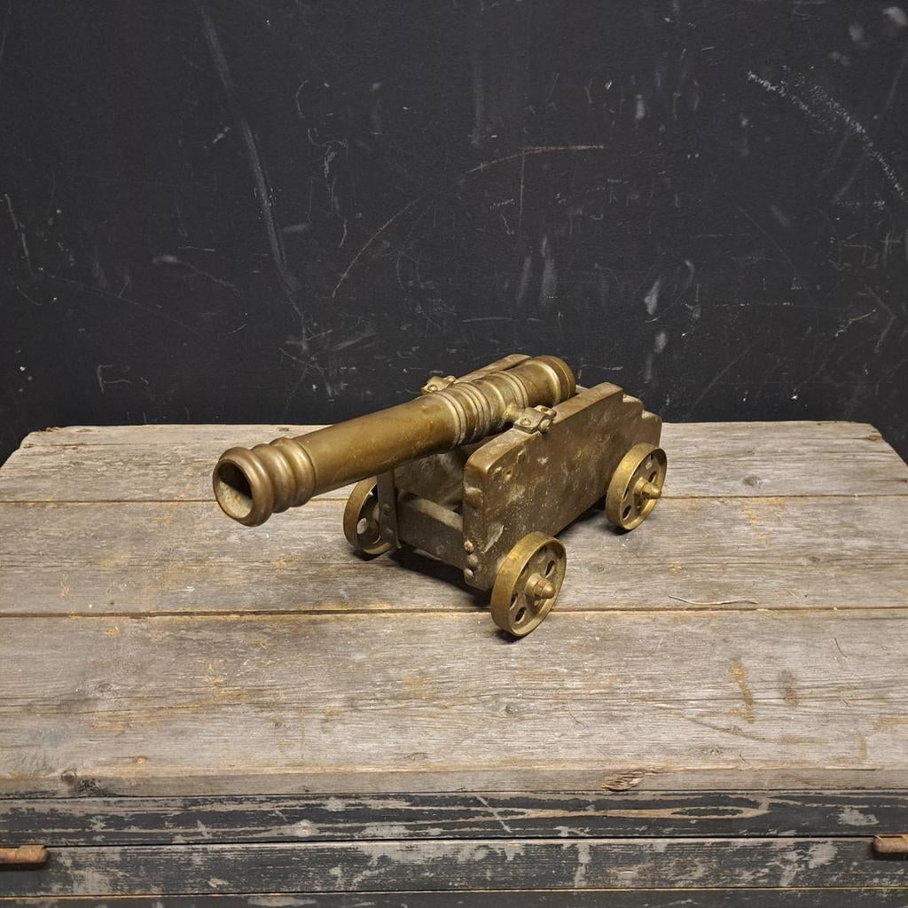 Kanon Bronzen replica kanon, Antiek en Kunst, Ophalen of Verzenden, Brons