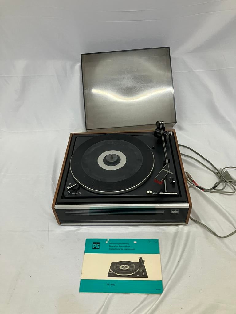 Vintage Perpetuum Ebner PE 2012 Platenspeler, werkend!, Audio, Tv en Foto, Platenspelers, Ophalen of Verzenden, Gebruikt, Platenspeler