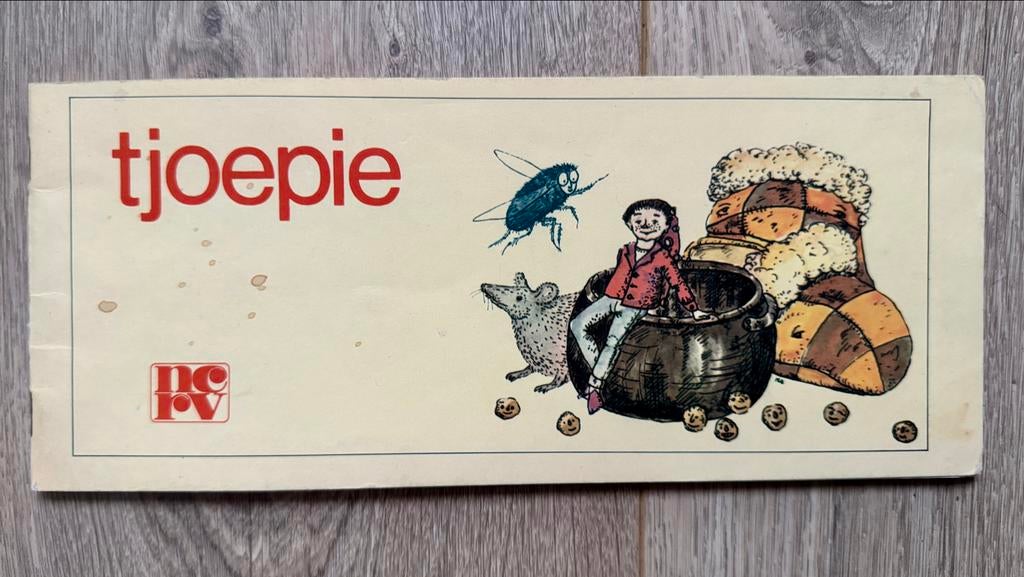 Tjoepie stripboek uit 1978, ter ere 50 jaar NCRV Schoolradio, Boeken, Stripboeken, Gelezen, Eén stripboek, Ophalen of Verzenden