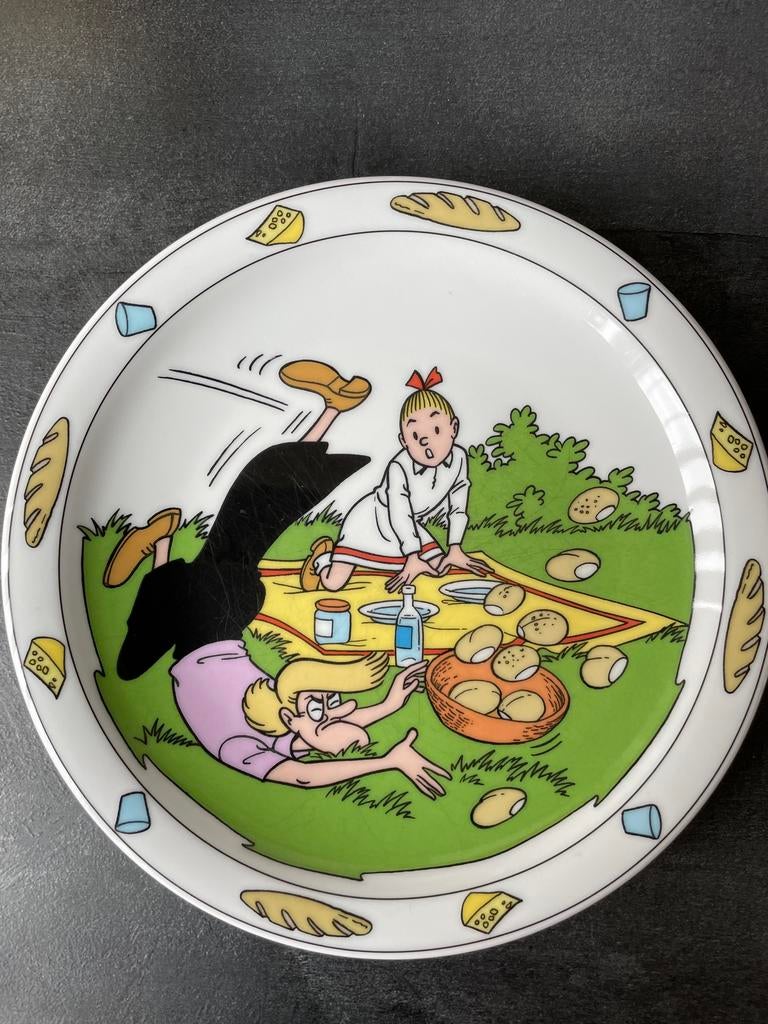 Suske en Wiske Bord - Eschenbach Porzellan, Verzamelen, Stripfiguren, Ophalen of Verzenden, Suske en Wiske, Gebruiksvoorwerp