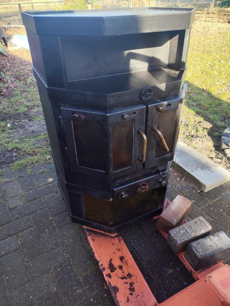 Houtkachel Barbas 10 Kw, Huis en Inrichting, Kachels, Ophalen, Gebruikt, Hout, Houtkachel