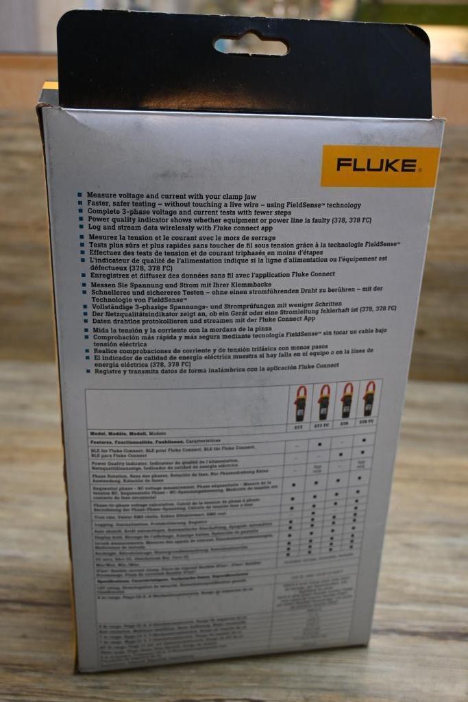 Fluke 377FC Non-Contact Voltage Clamp Meter, Ophalen of Verzenden, Nieuw, Overige meters